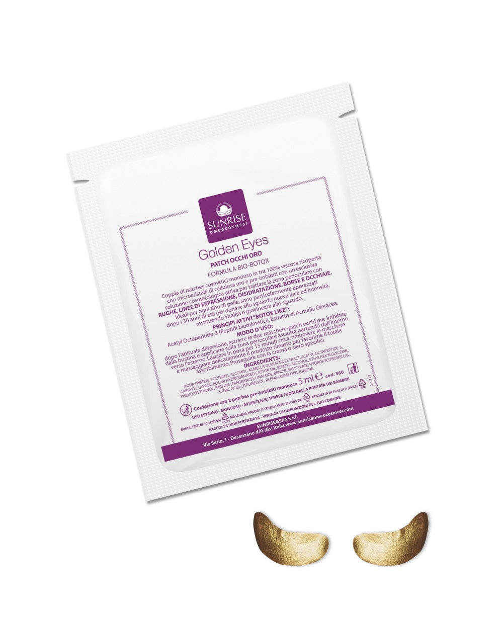Golden Eyes - patches occhi oro formula bio-botox